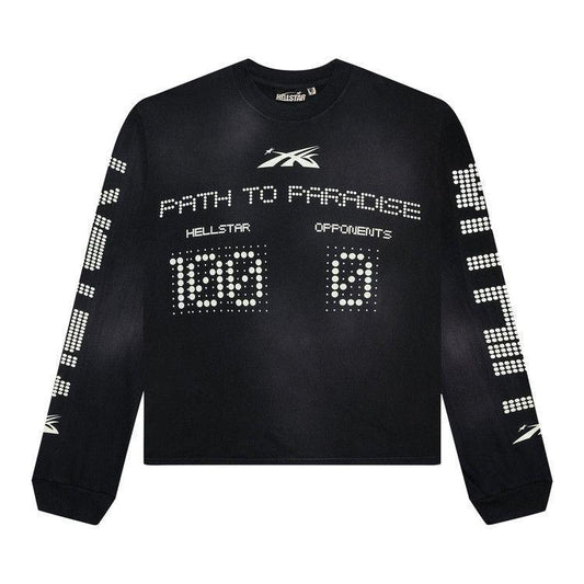 Hellstar Scoreboard Long Sleeve Tee "Black"