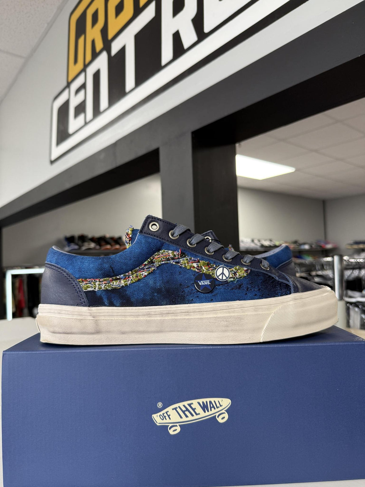 Vans Old Skool 36 LX Souvenir "Navy" Used Size 12