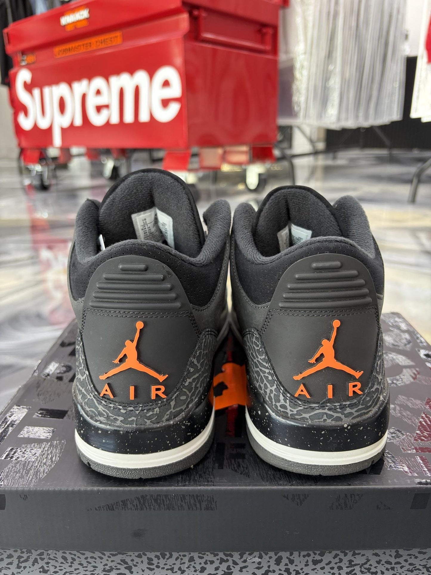 Jordan 3 "Fear" Used Size 10