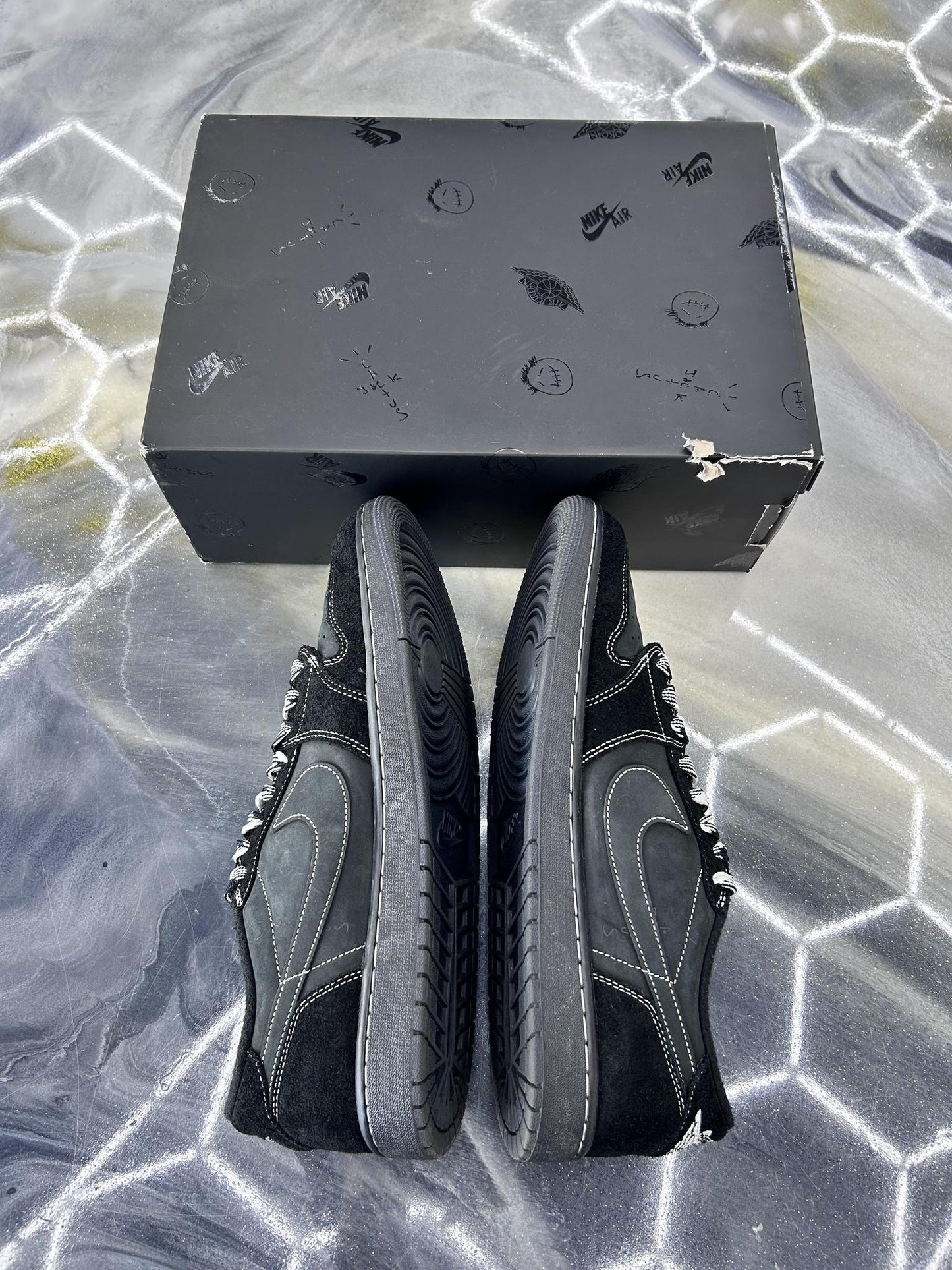 Jordan 1 Low x Travis Scott "Phantom" Used Size 13