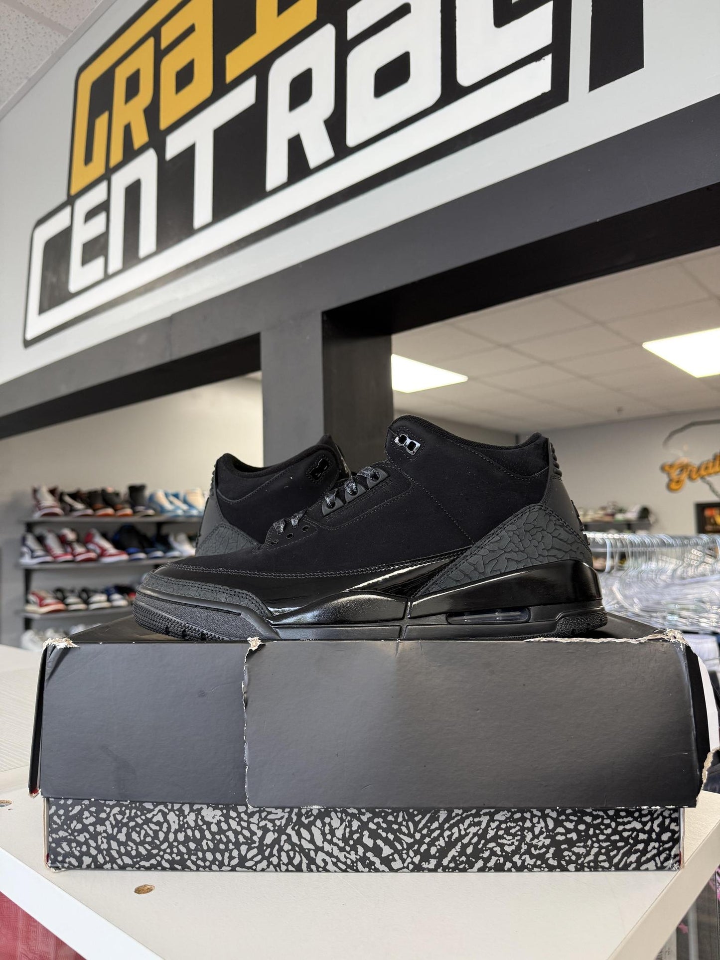 Jordan 3 "Black Cat" Used Size 12