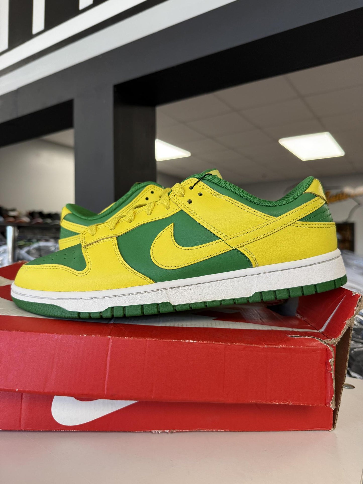 Dunk Low "Reverse Brazil" Used Size 11