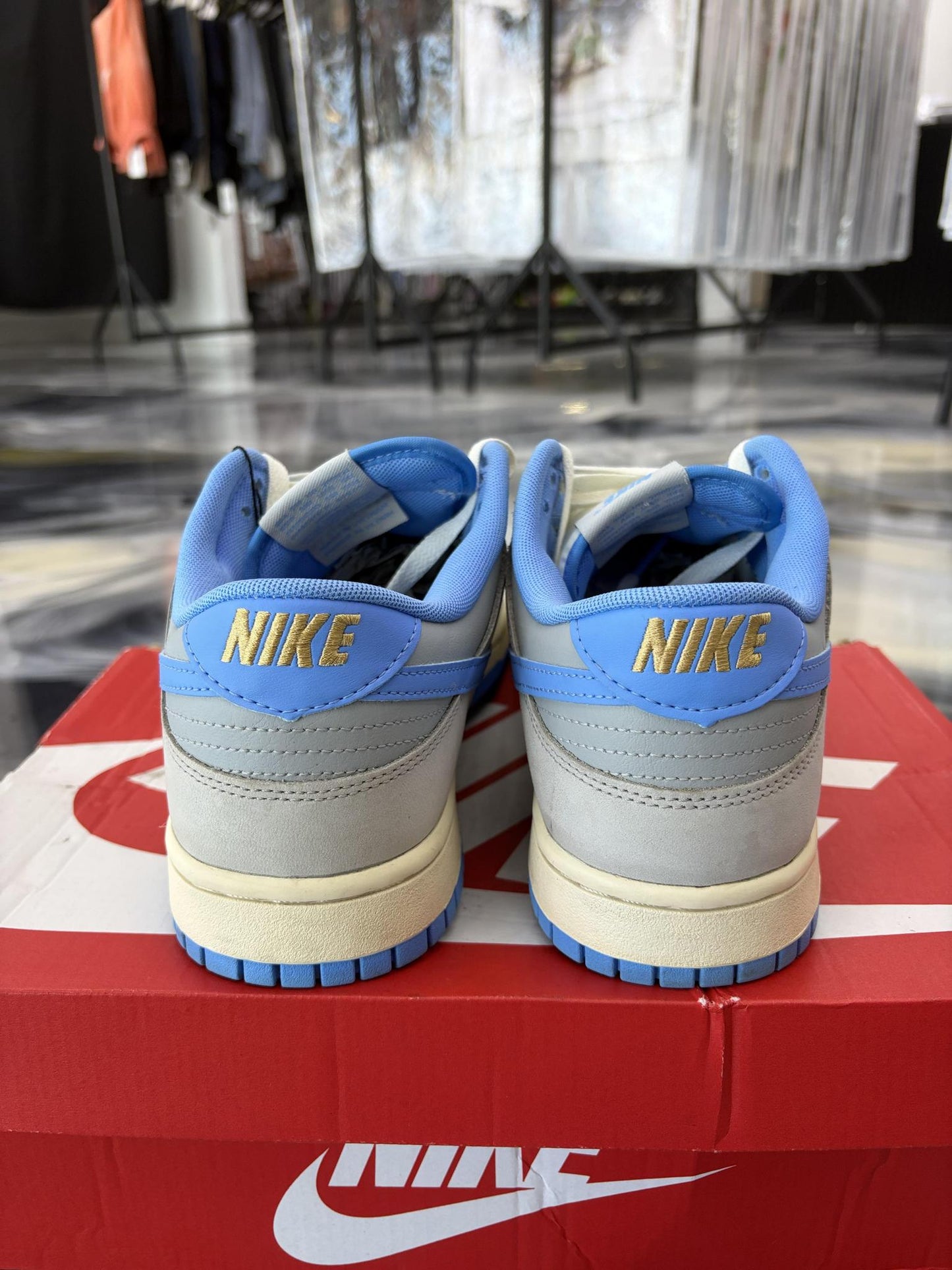Nike Dunk Low "Athletic Dept University Blue" Used Size 10.5