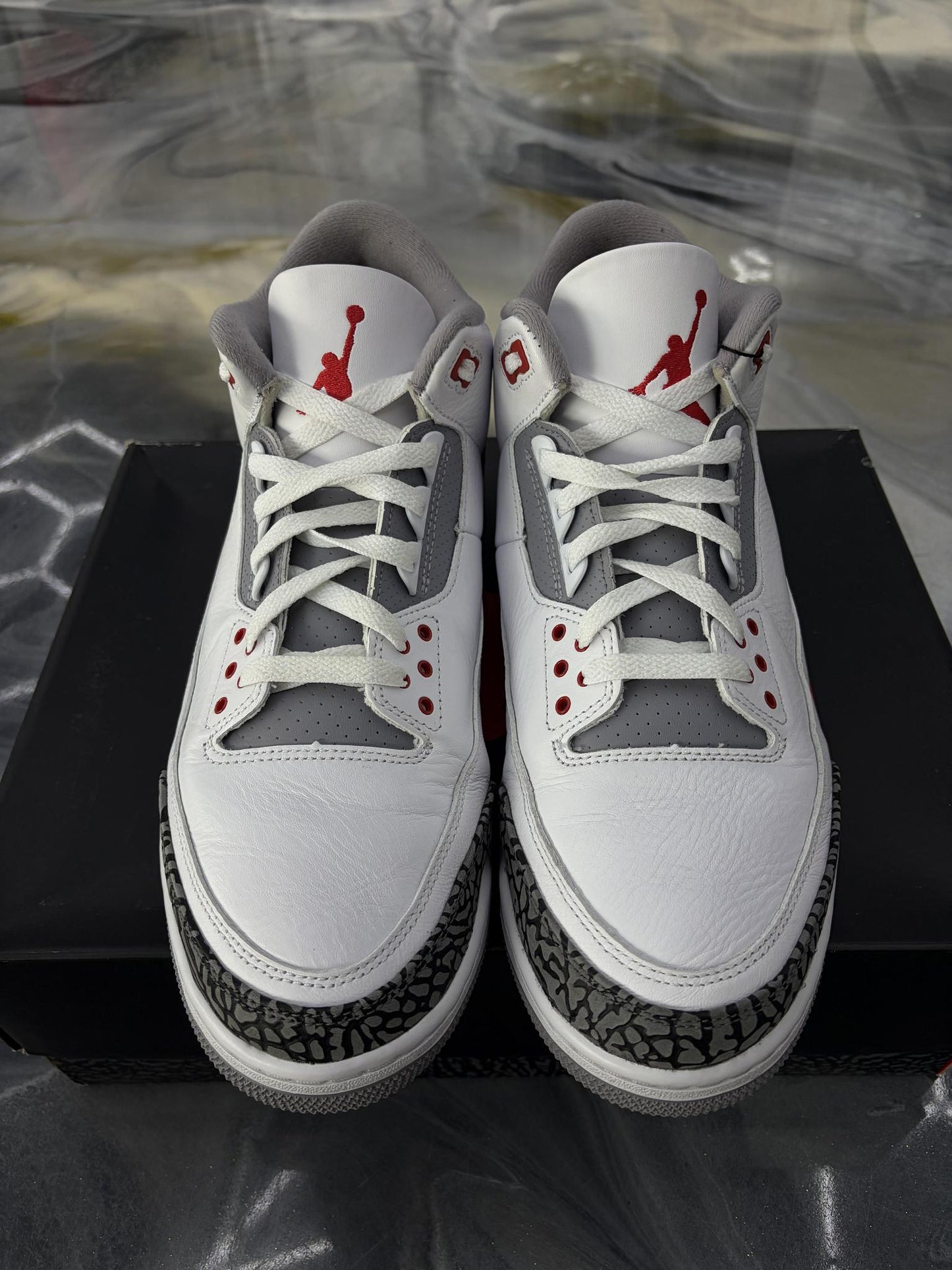 Jordan 3 "Fire Red" Used Size 13