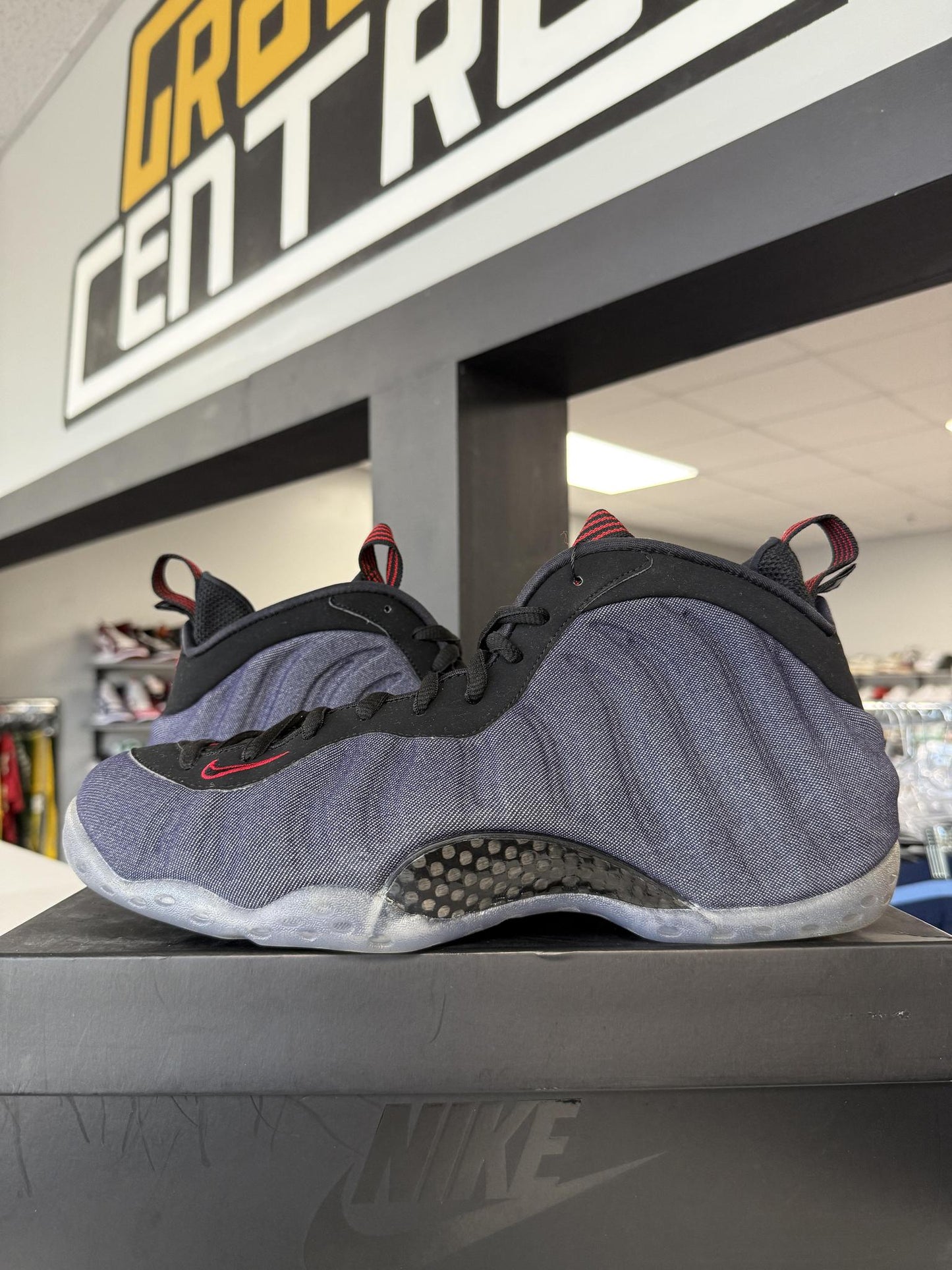Nike Foamposite One "Denim" Used Size 12