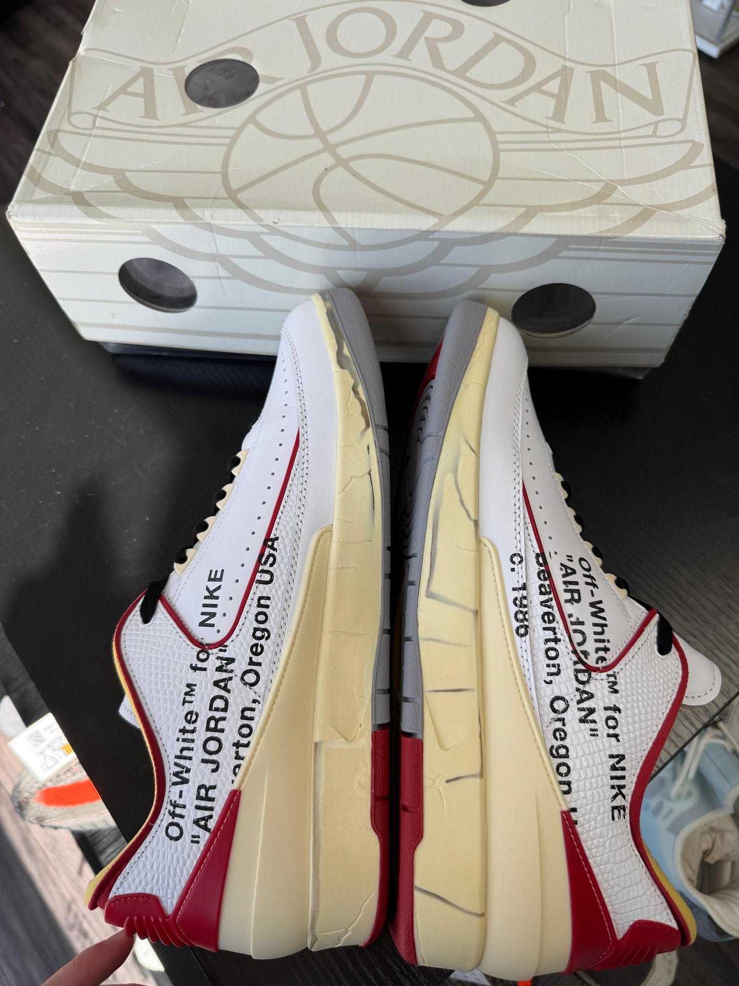 Jordan 2 Low x Off White "Chicago" Used Size 12