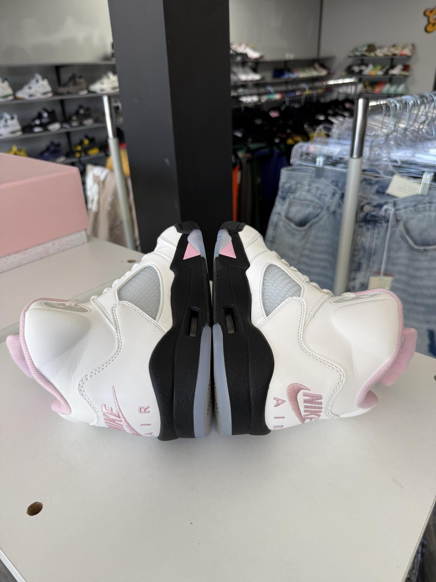 Jordan 5 "Soft Pink" Used Size 7Y/8.5W