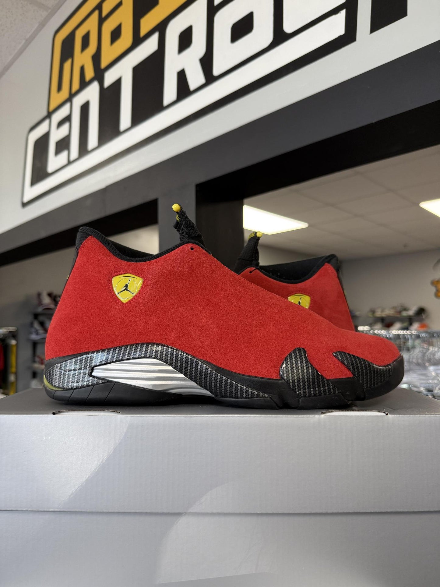 Jordan 14 "Ferrari" Used Size 14