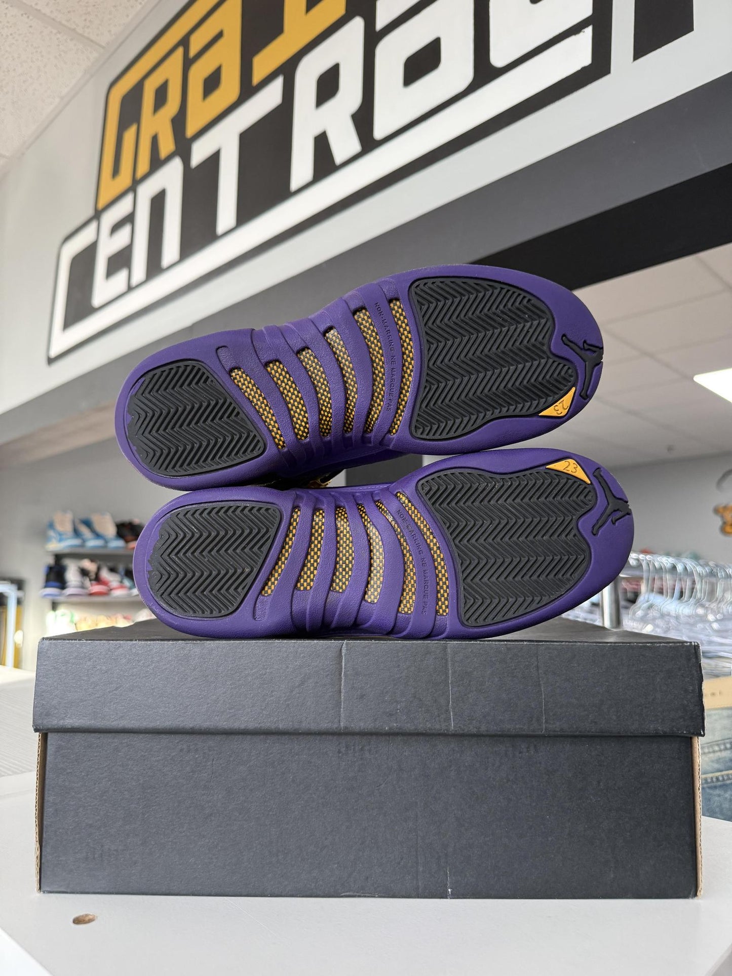 Jordan 12 Field Purple Used Size 6Y/7.5W