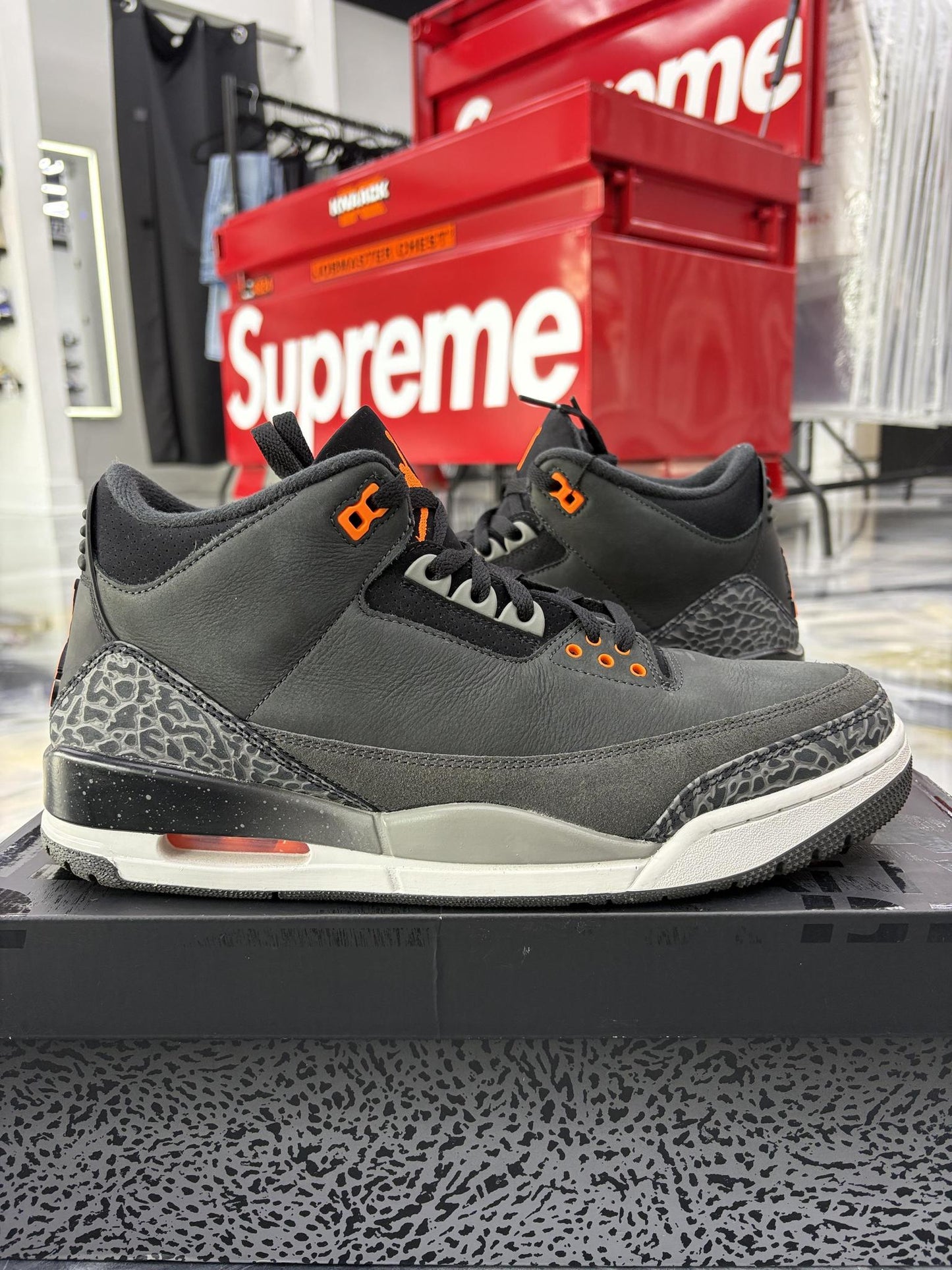 Jordan 3 "Fear" Used Size 12.5