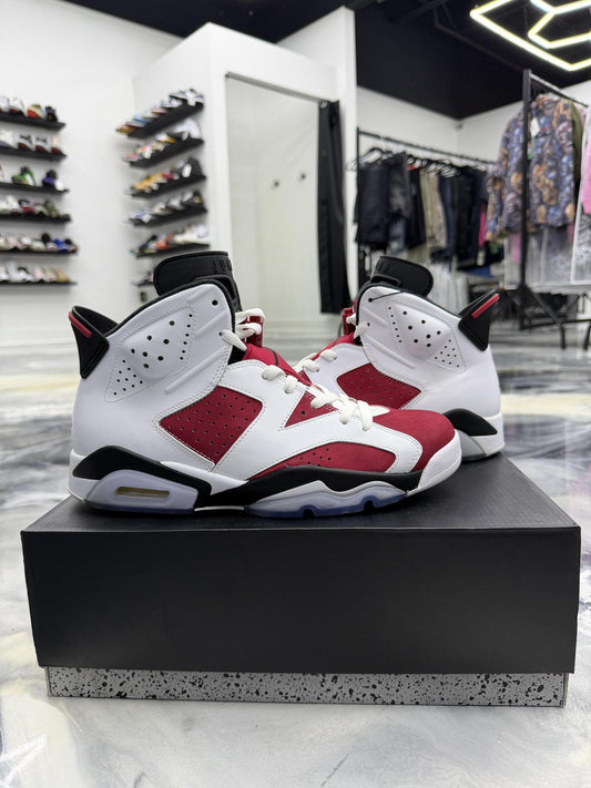 Jordan 6 Carmine Used Size 9.5