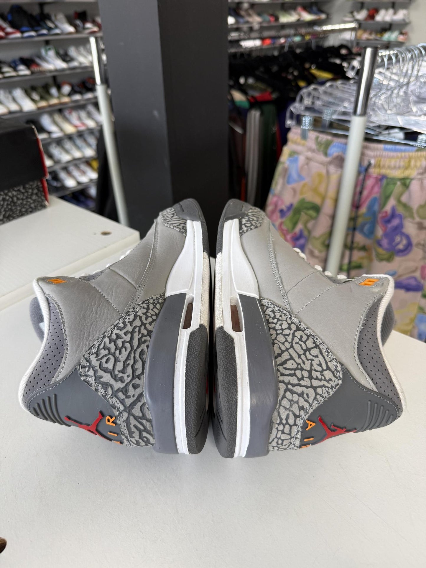 Jordan 3 "Cool Grey" Used Size 6.5Y/8W