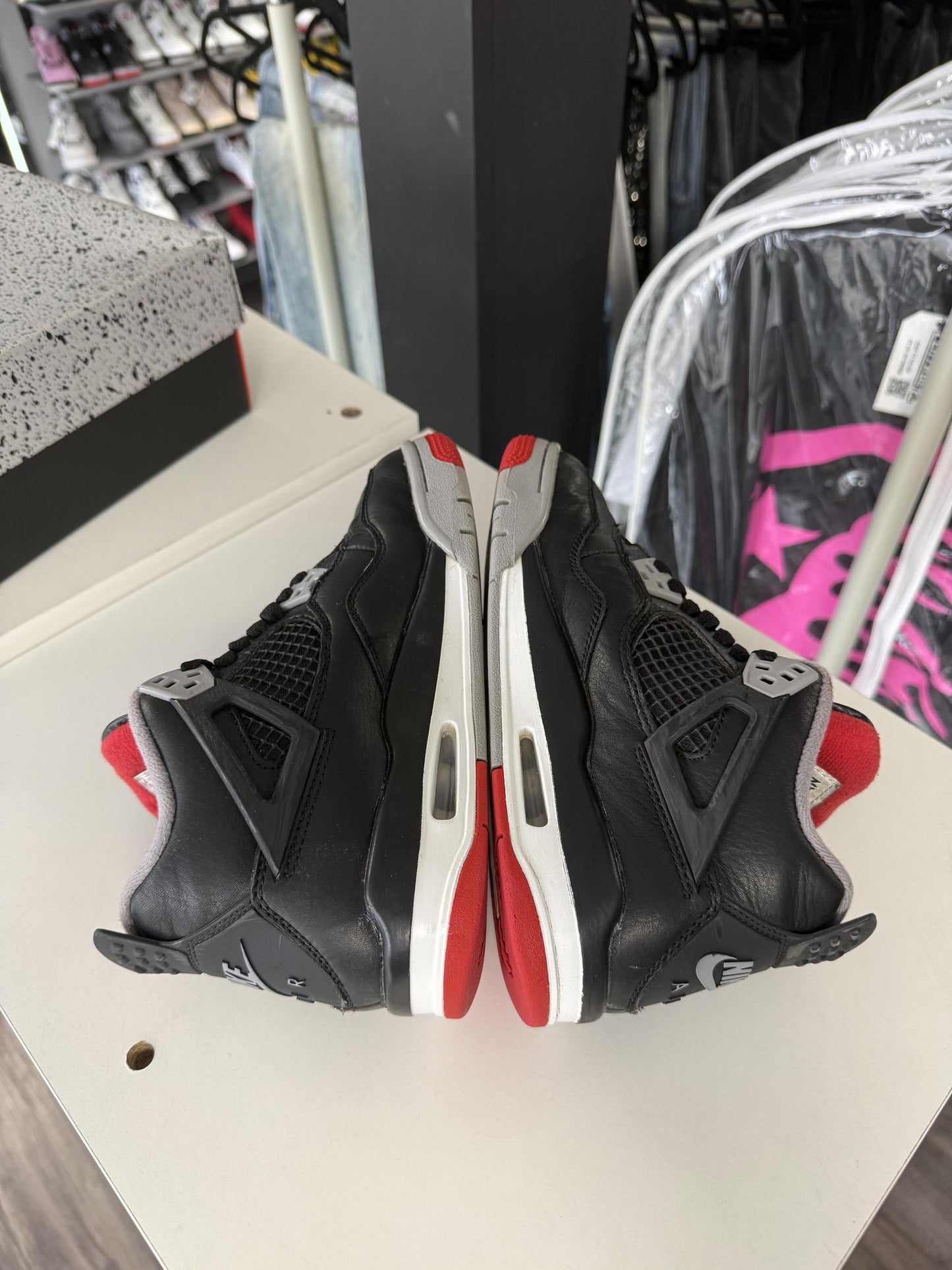 Jordan 4 "Bred Reimagined" Used Size 5Y/6.5W