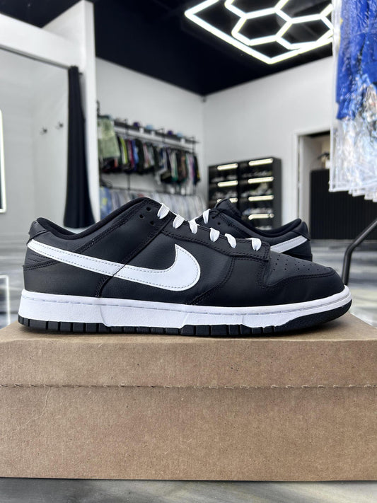 Nike Dunk Low "Black White" Used Size 13