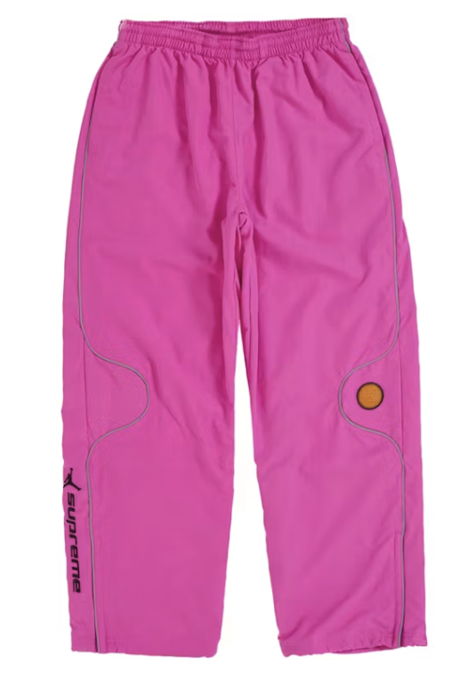 Supreme X Jordan Track Pants "Pink/Red"