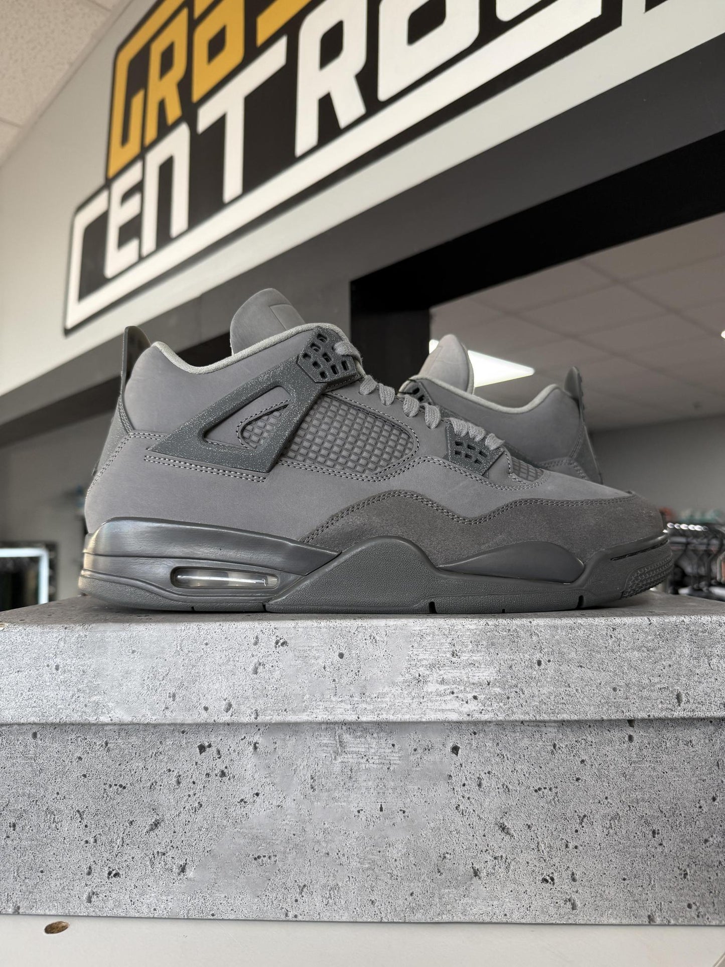 Jordan 4 "Wet Cement" Used Size 13