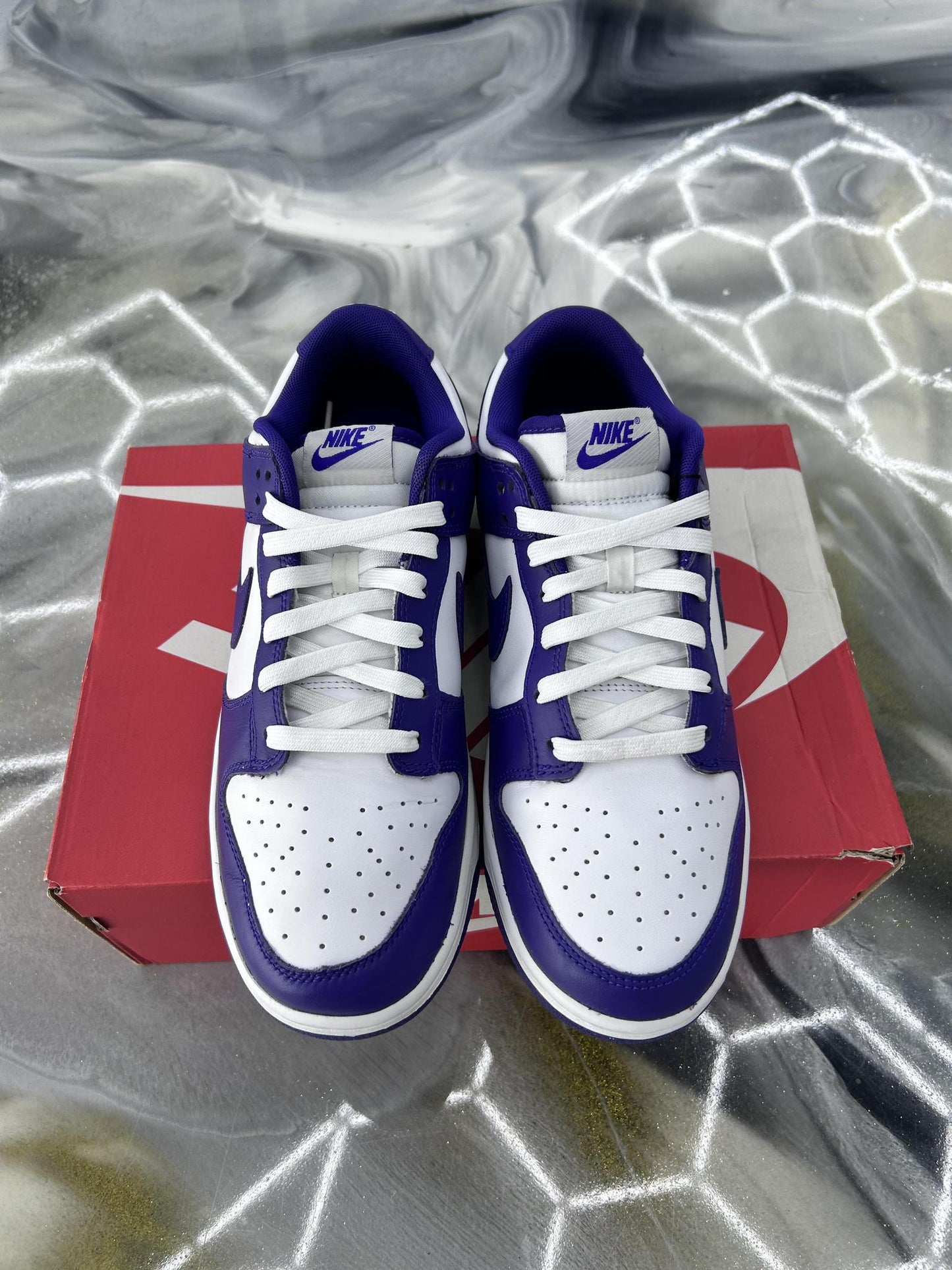 Nike Dunk Low "Court Purple" Used Size 10