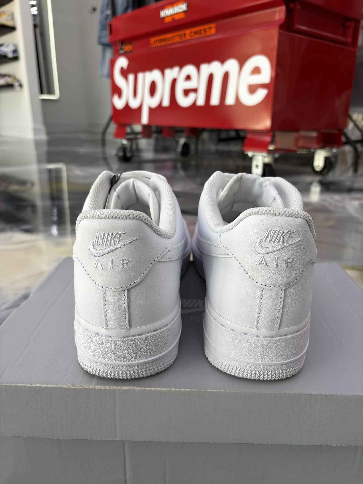 Nike Air Force 1 Low "Triple White" Used Size 12