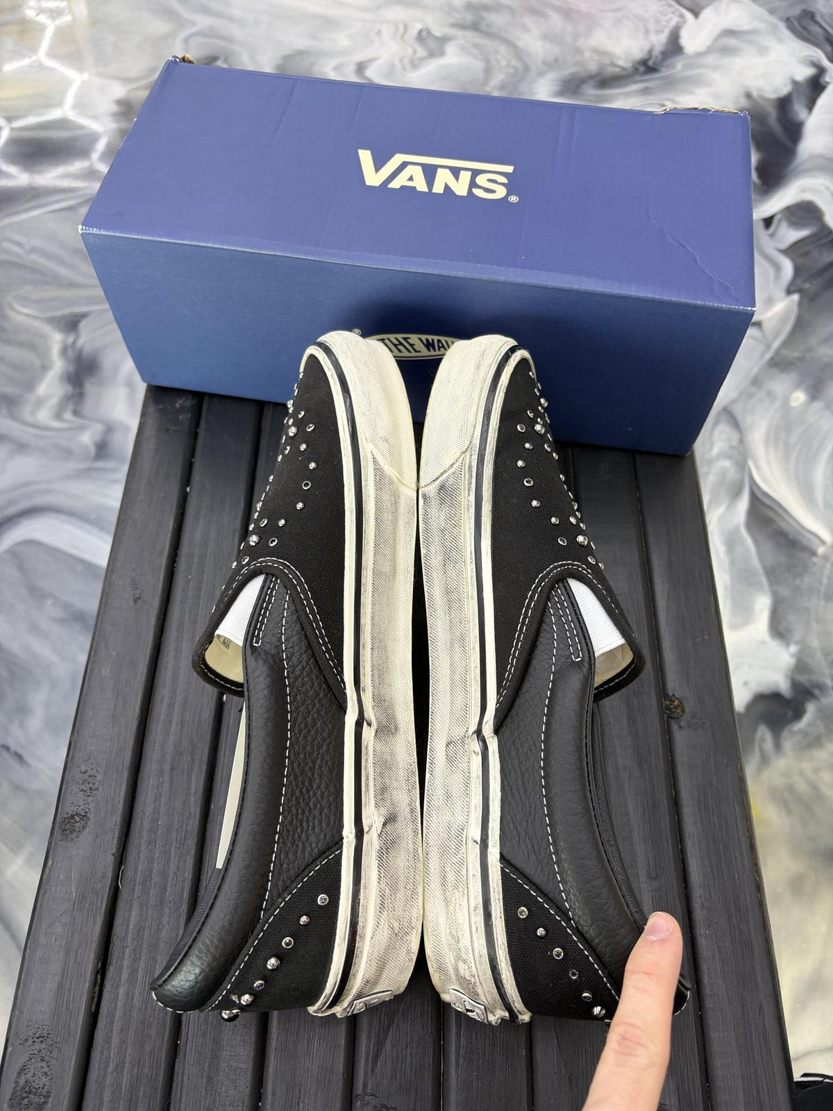 Vans LX Classic 98 "Pearlized Blackout" Used Size 11.5
