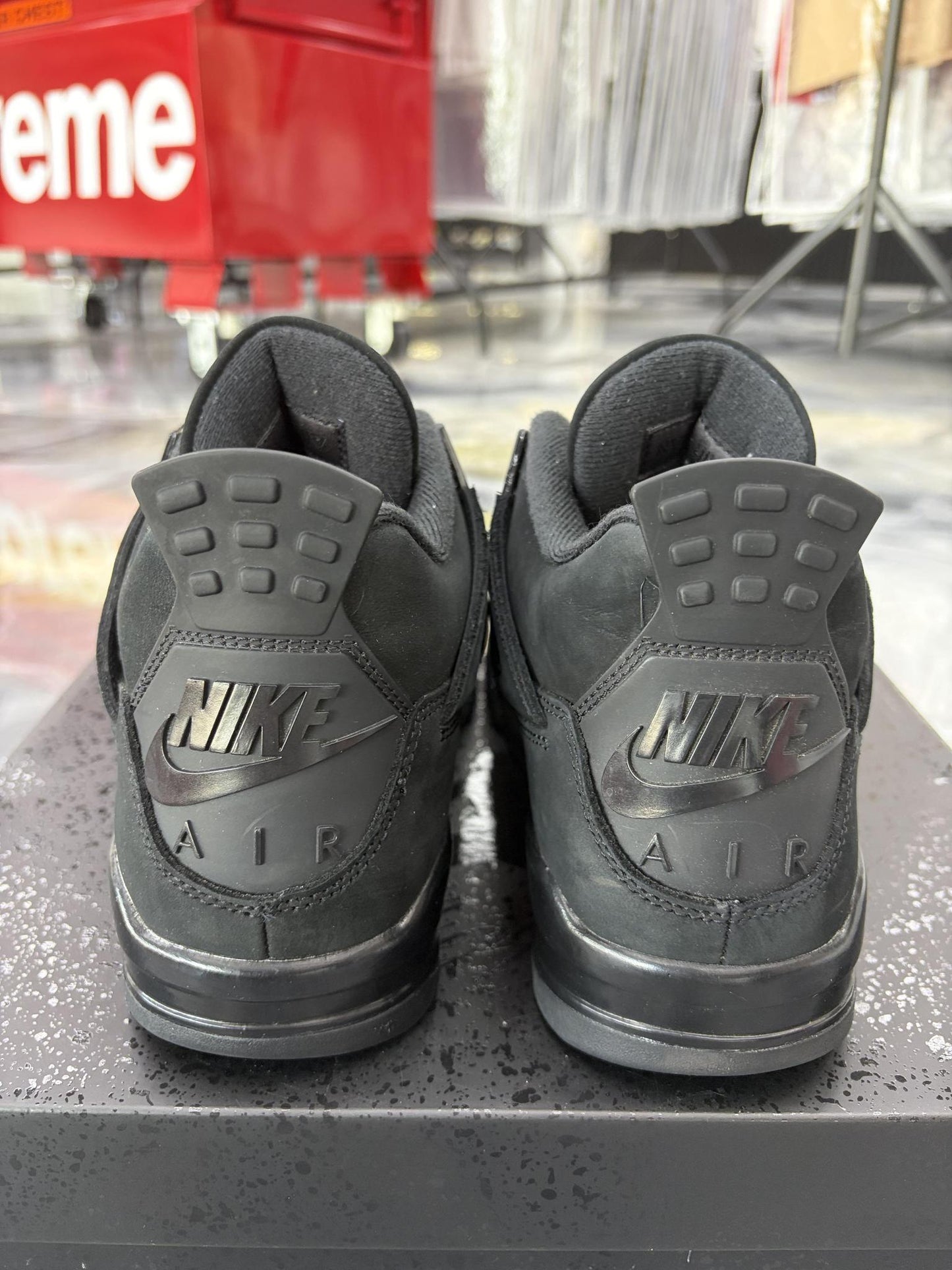 Jordan 4 "Black Cat" Used Size 9.5