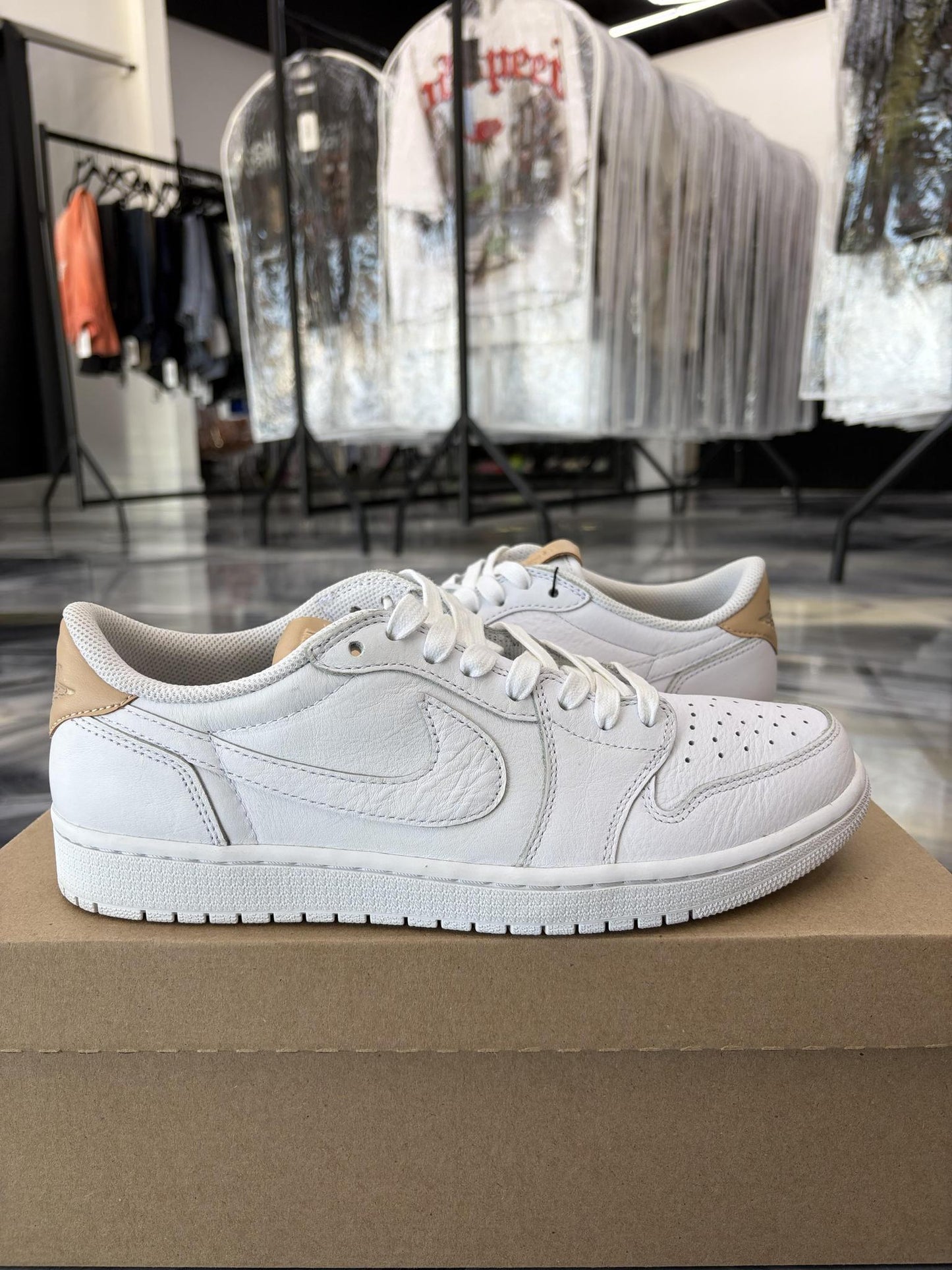 Jordan 1 Low "White Vachetta" Used Size 9.5
