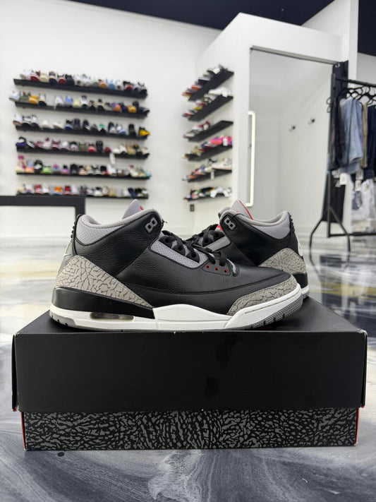 Jordan 3 "Black Cement" Used Size 13