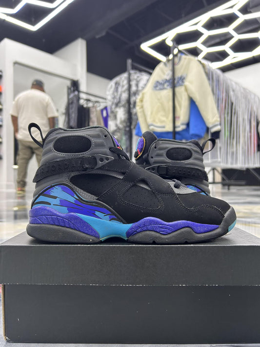 Jordan 8 "Aqua" Used Size 5.5Y/7W