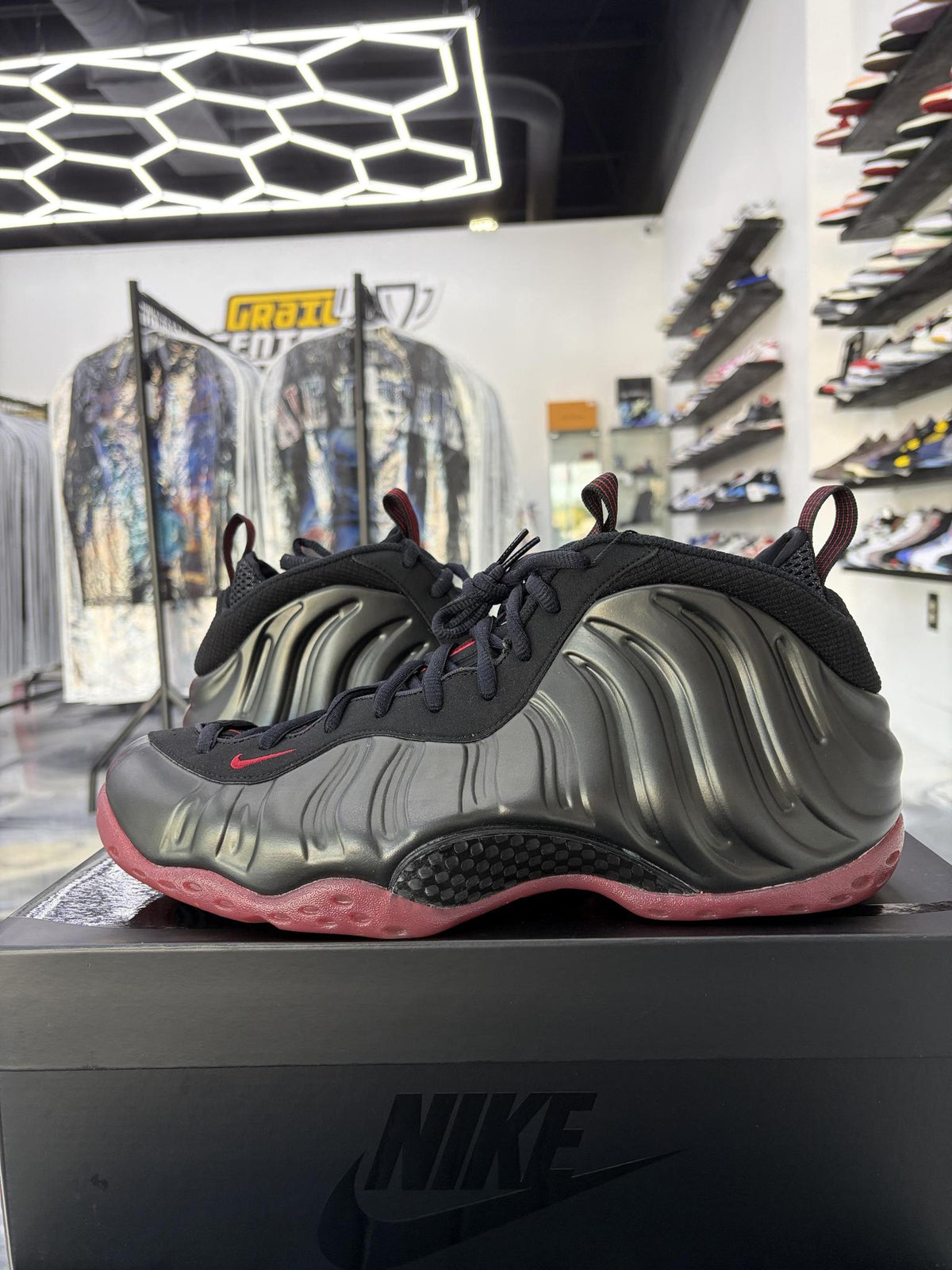 Nike Foamposite "Cough Drop" Used Size 13