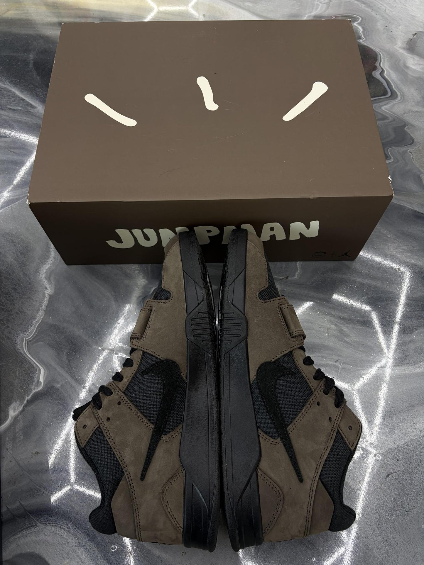 Travis Scott Jumpman Jack "Dark Mocha" Used Size 13