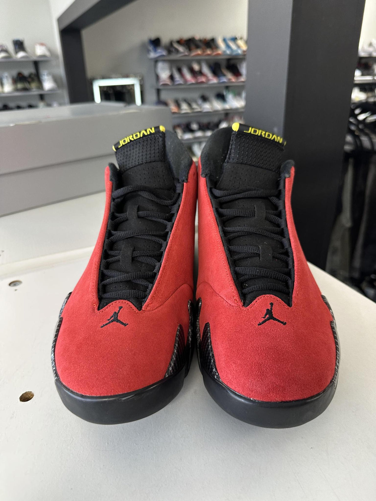Jordan 14 "Ferrari" Used Size 13