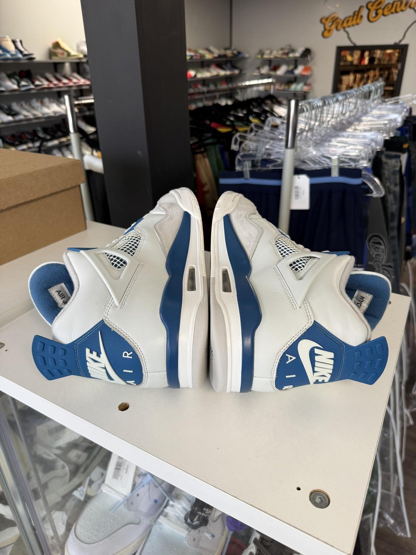 Jordan 4 "Military Blue" Used Size 13