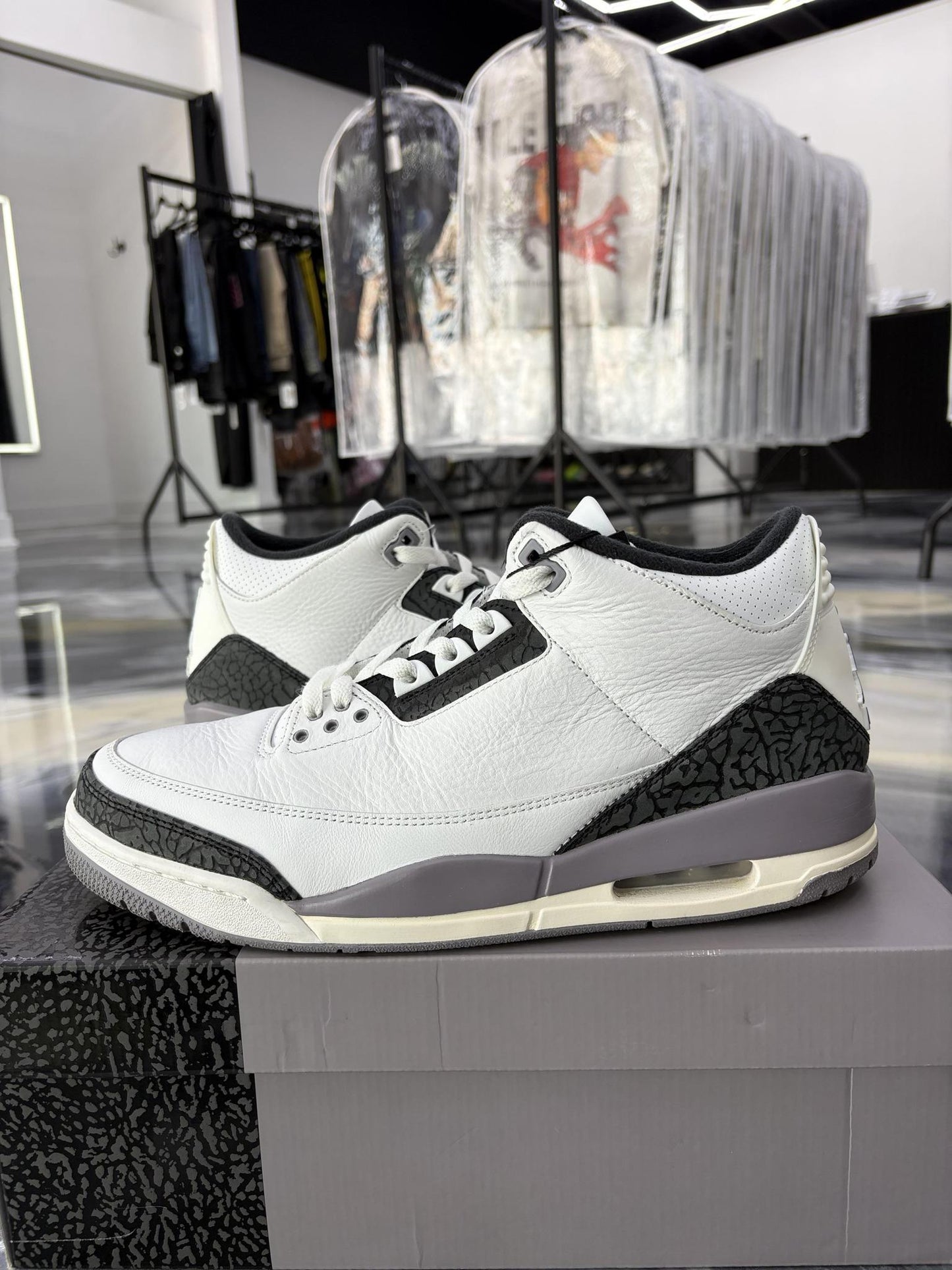 Jordan 3 "Cement Grey" Used Size 12