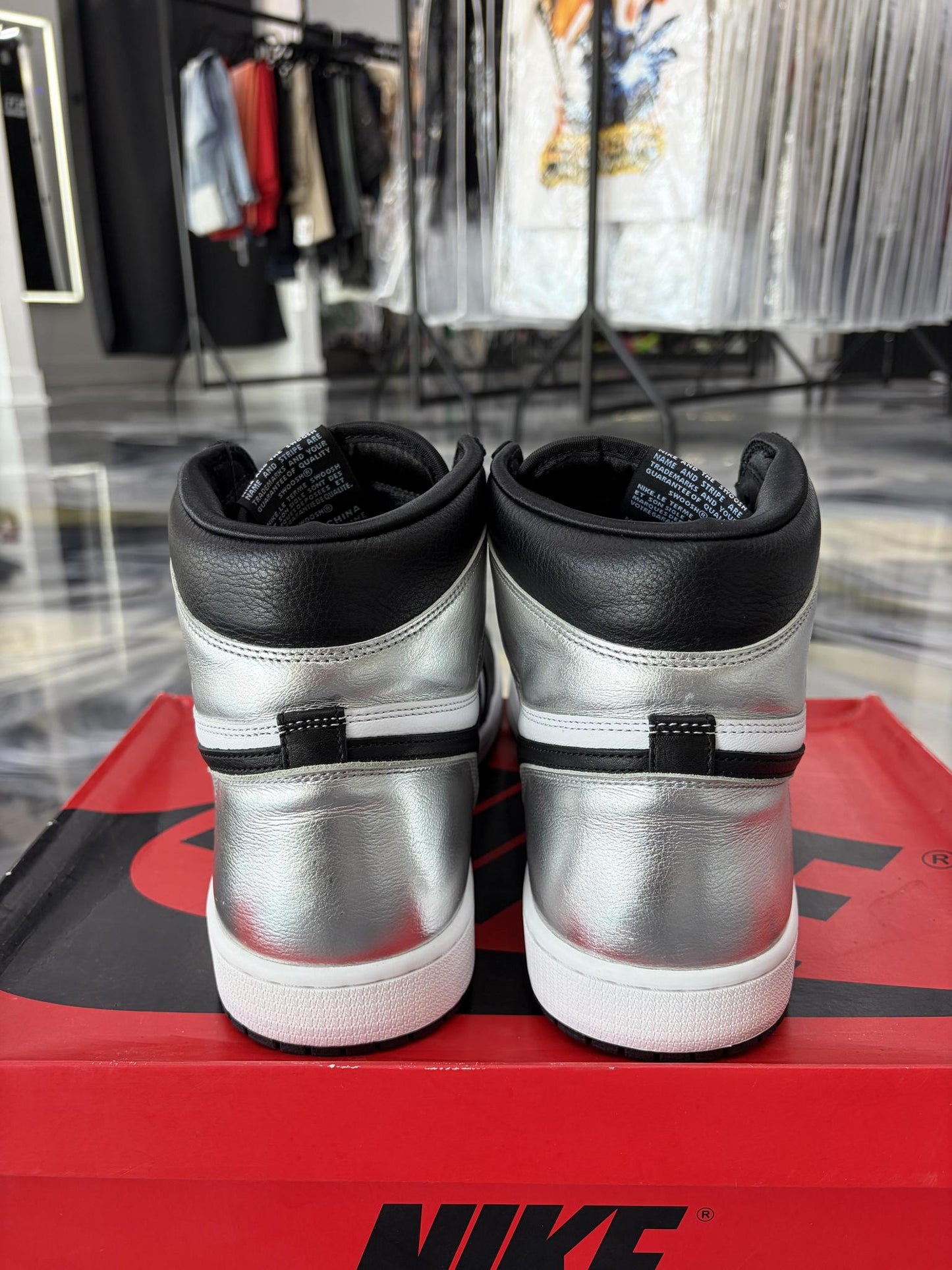 Jordan 1 "Silver Toe" Used Size 13