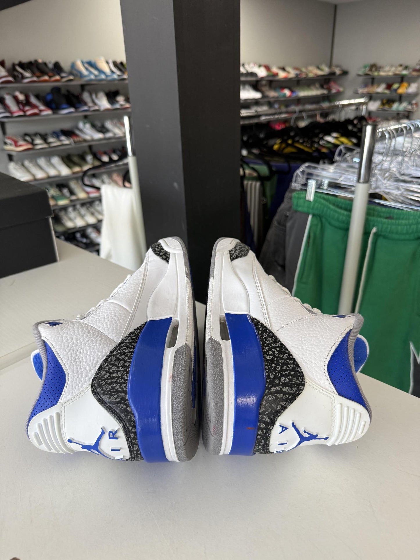 Jordan 3 "Racer Blue" Used Size 9.5