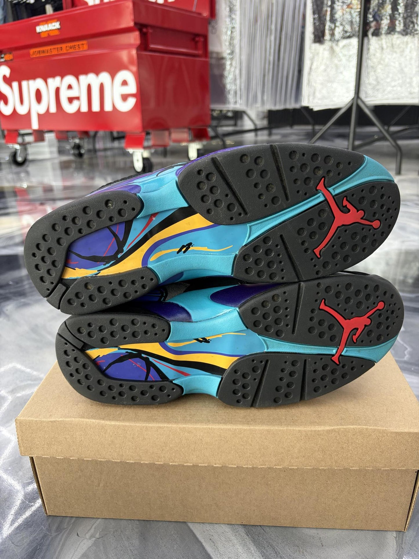 Jordan 8 "Aqua" Used Size 10.5