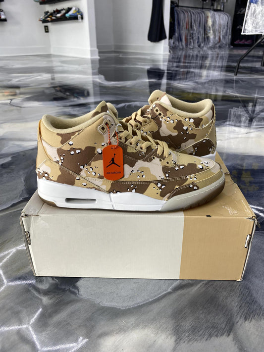Jordan 3 "Desert Camo" Used Size 10