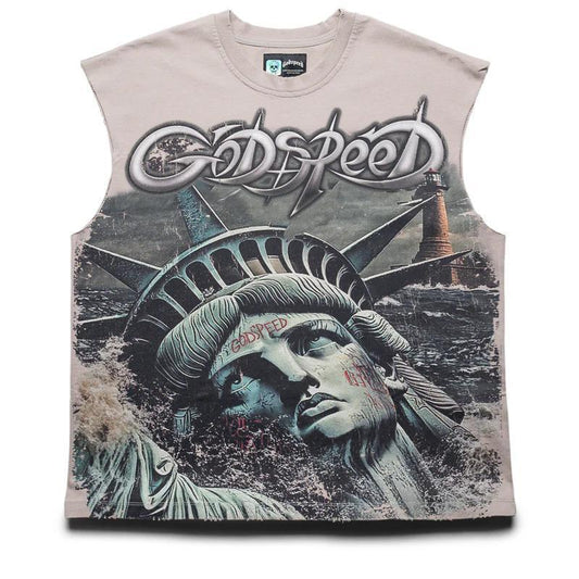 Godspeed Sleeveless Tee "Sunken Liberty"