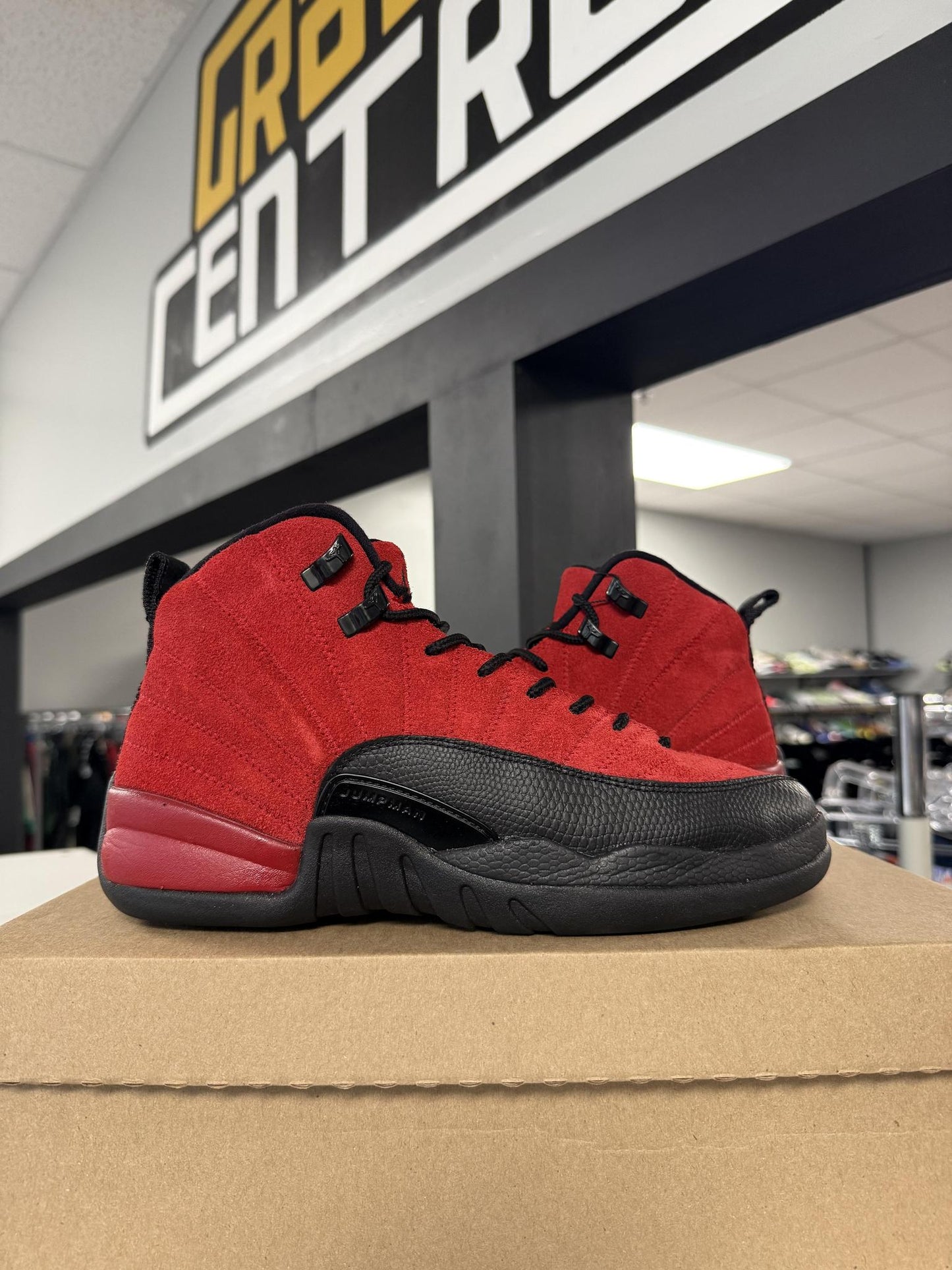 Jordan 12 "Reverse Flu Game" Used Size 7Y/8.5W
