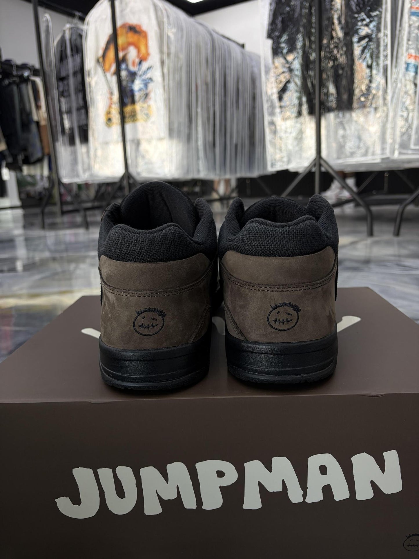 Travis Scott Jumpman Jack "Dark Mocha" Used Size 13