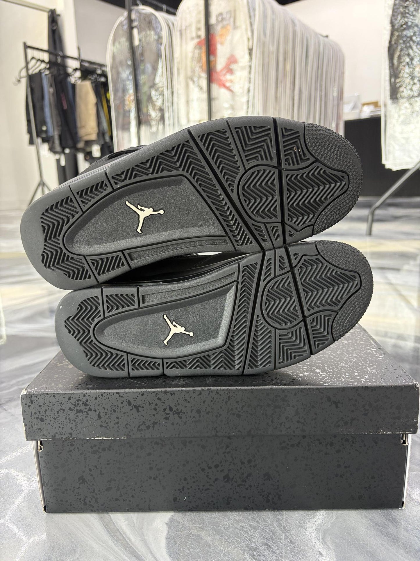 Jordan 4 "Black Cat" Used Size 6.5Y/8W