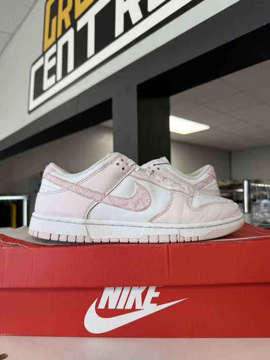 Nike Dunk Low "Pink Paisley" Used Size 7Y/8.5W