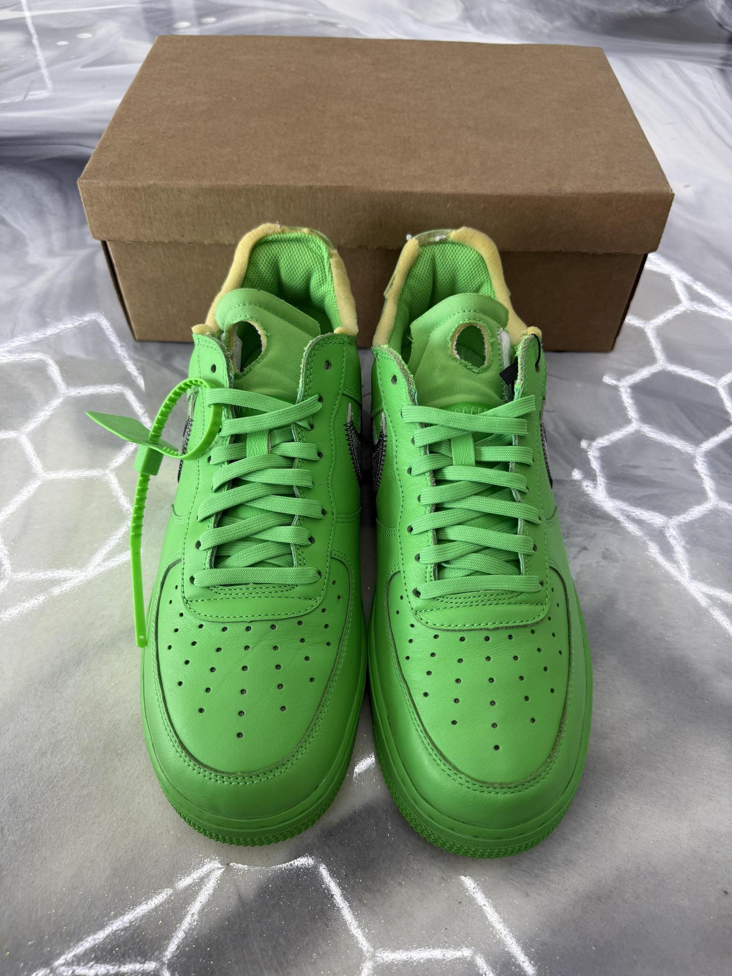Nike Air Force 1 X Off White "Brooklyn" Used Size 10.5