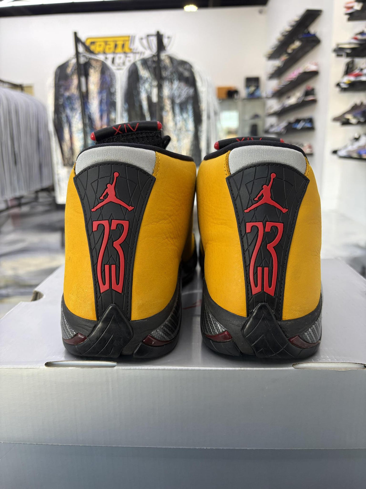 Jordan 14 "Reverse Ferrari" Used Size 11.5