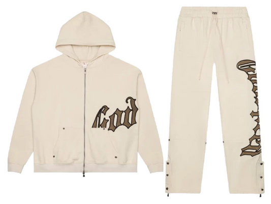 Godspeed Logo Sweatsuit "Cream"