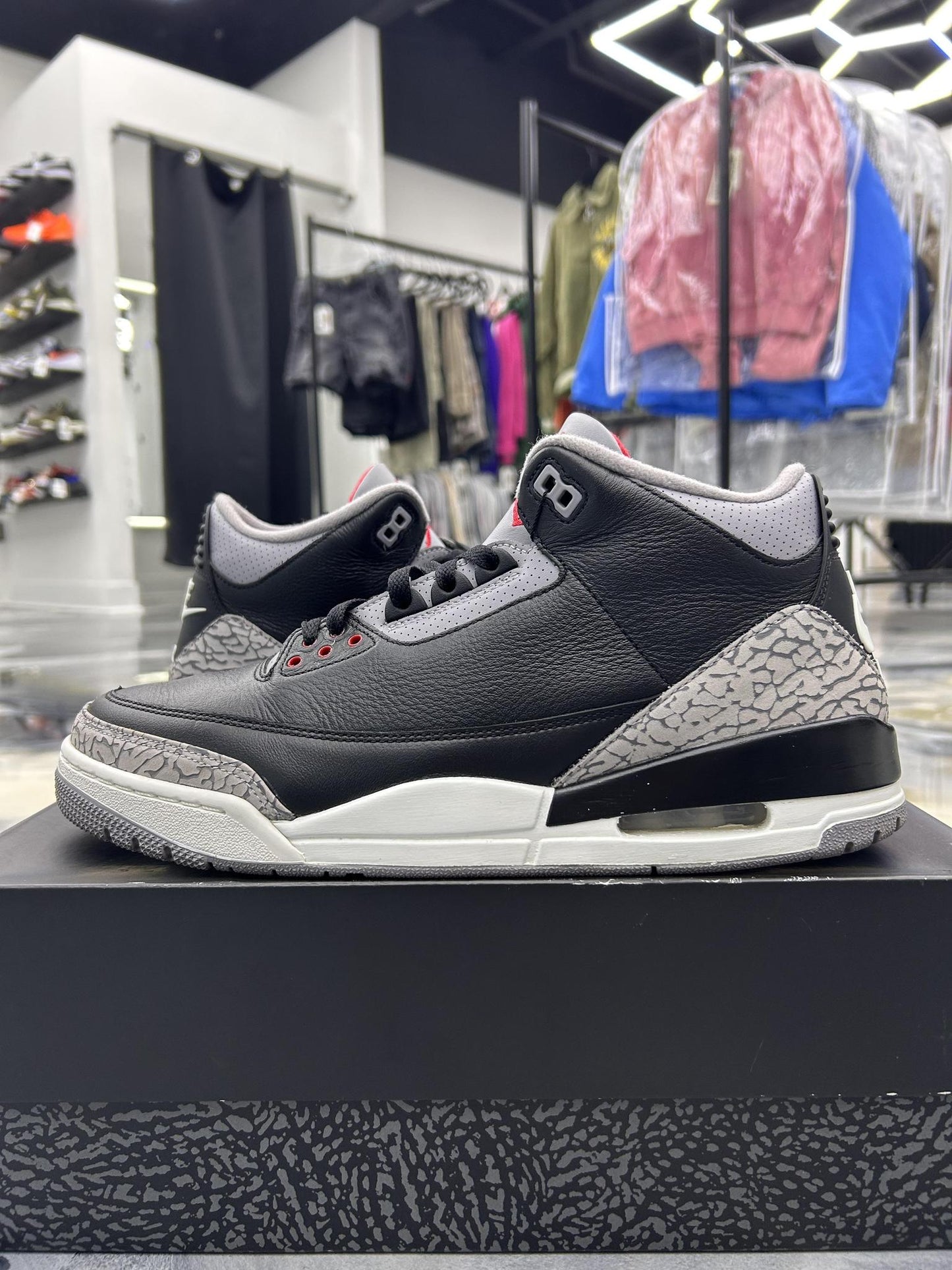 Jordan 3 "Black Cement" Used Size 12