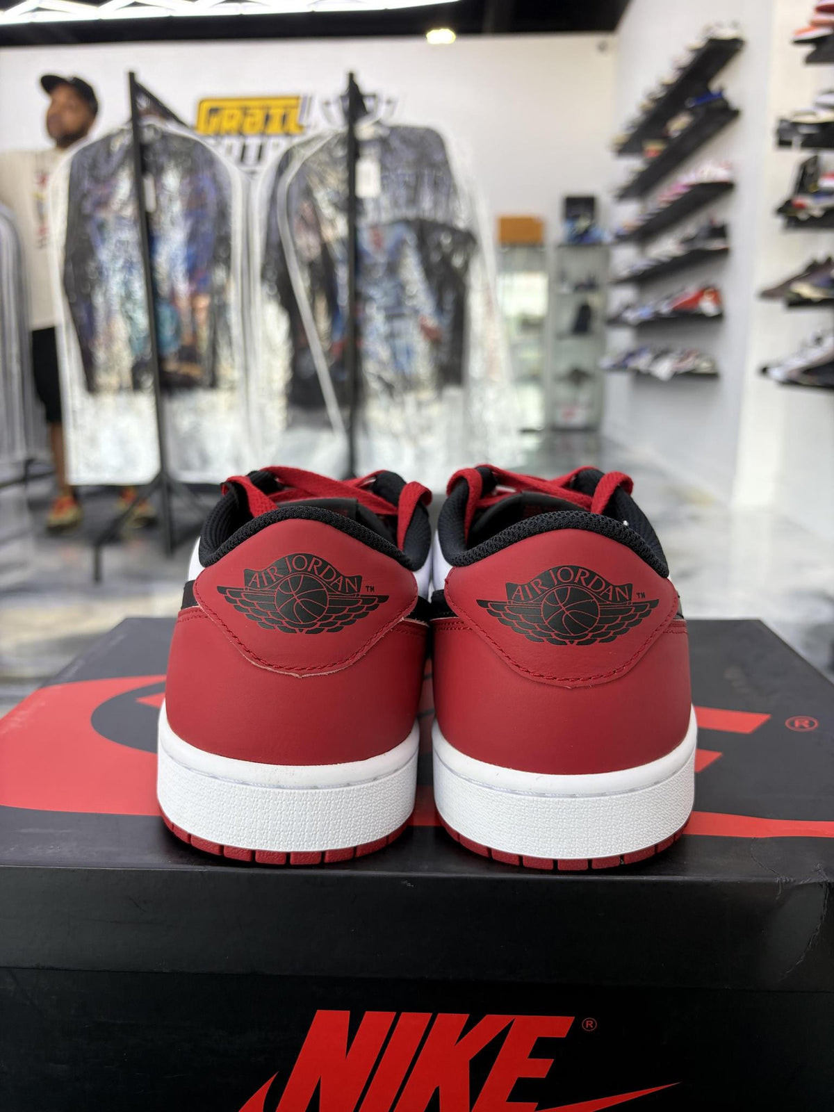 Jordan 1 Low "Black Toe" Used Size 10.5