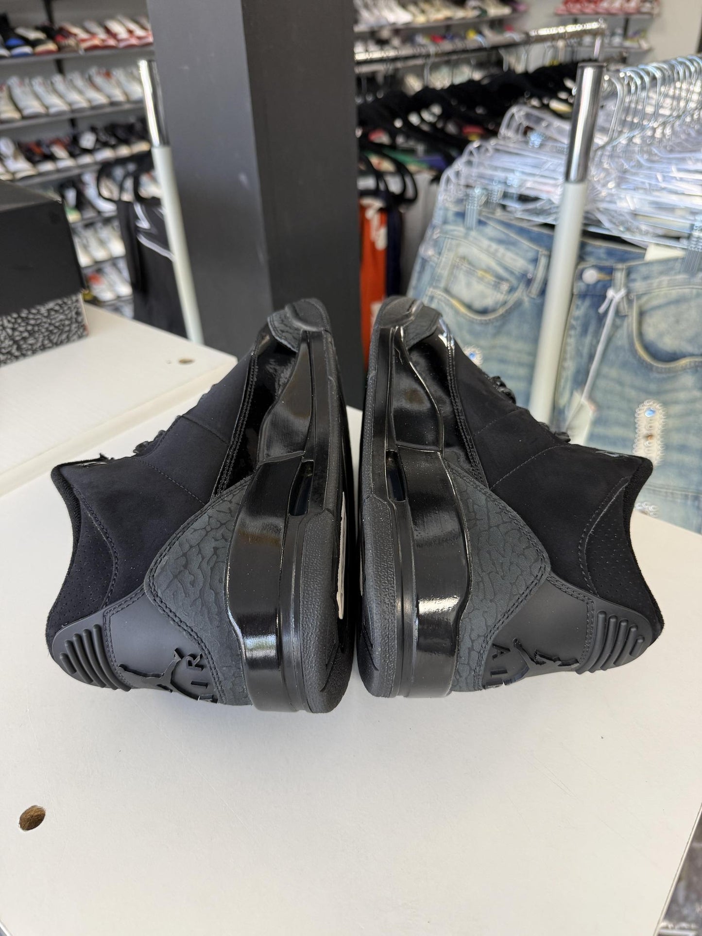 Jordan 3 "Black Cat" Used Size 8
