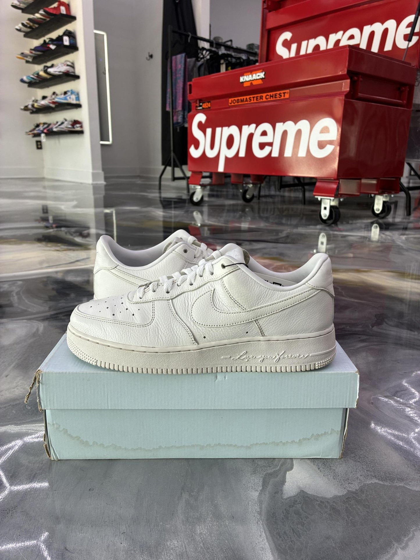 Nike Air Force 1 "Certified Lover Boy" White Used Size 11
