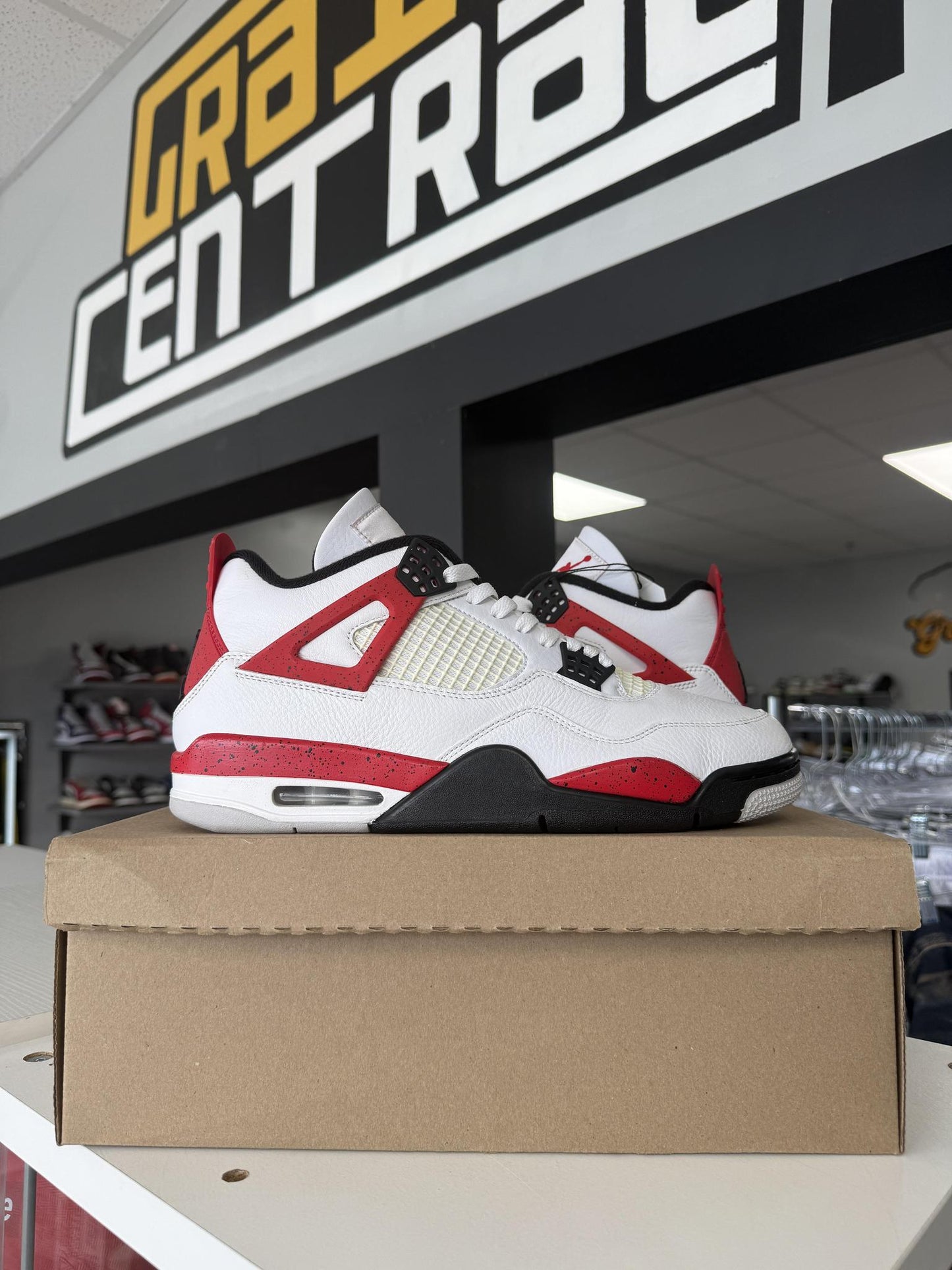 Jordan 4 "Red Cement" Used Size 11