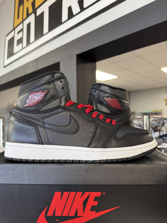 Jordan 1 Black Gym Red Used Size 12